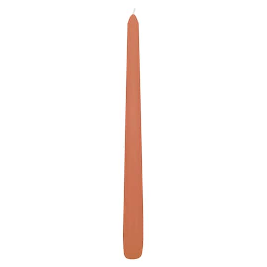 48 Pack: 10" Terracotta Taper Candle by Ashland®